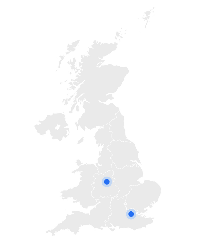 DrSmile United Kingdom locations map